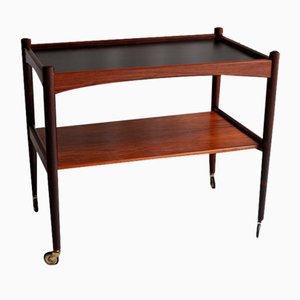 Danish Modern Rosewood Serving Trolley, 1960s-WIX-1700376