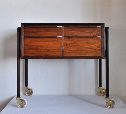 Danish Modern Rosewood Sewing Table, 1960s-HPQ-1179438