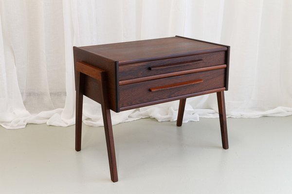 Danish Modern Rosewood Side Table, 1960s-WIX-1782537