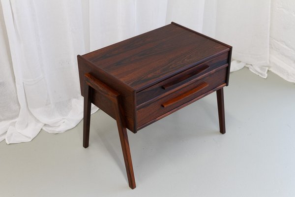 Danish Modern Rosewood Side Table, 1960s-WIX-1782537