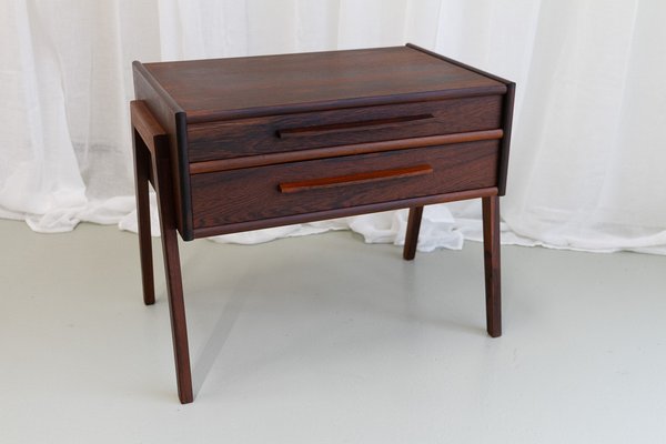 Danish Modern Rosewood Side Table, 1960s-WIX-1782537