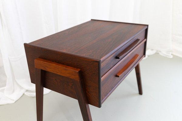 Danish Modern Rosewood Side Table, 1960s-WIX-1782537