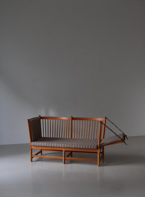 Danish Modern Spoke-Back Sofa by Børge Mogensen attributed to Fritz Hansen, 1963-WRF-1821481