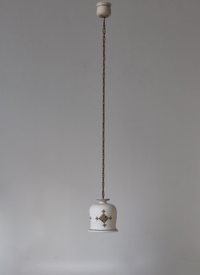 Danish Modern Stoneware Pendant Lamp attributed to Still Keramik, 1960s-WRF-1817072