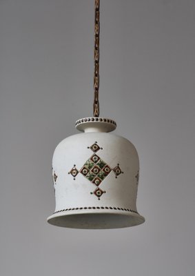 Danish Modern Stoneware Pendant Lamp attributed to Still Keramik, 1960s-WRF-1817072