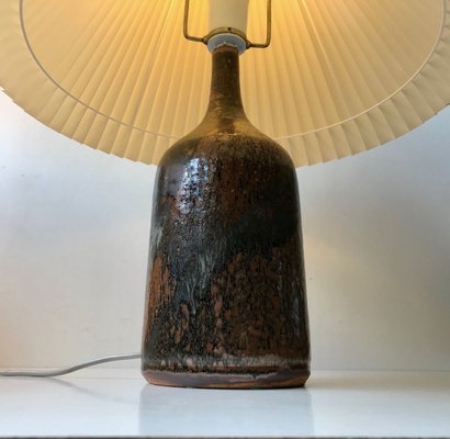 Danish Modern Stoneware Table Lamp from Conny Walther, 1970s-LCR-728980