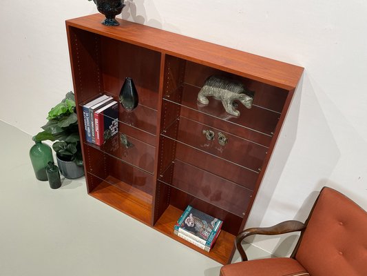 Danish Modern Teak Bookcase by Børge Mogensen for FDB Møbler, 1950s-WIX-1752426