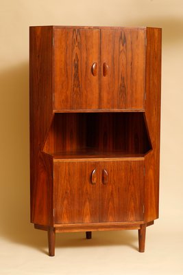 Danish Modern Teak Corner Bar Cabinet, 1960s-VKM-583968