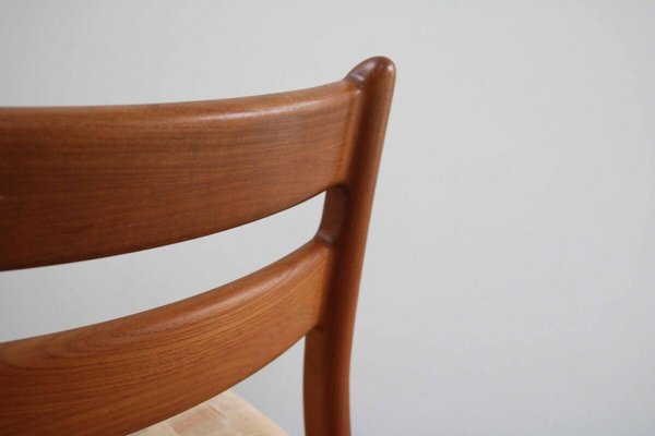 Danish Modern Teak Dining Chairs from EMC Møbler, 1970s, Set of 4-FJP-1720284