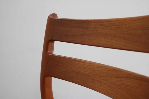 Danish Modern Teak Dining Chairs from EMC Møbler, 1970s, Set of 4-FJP-1720284