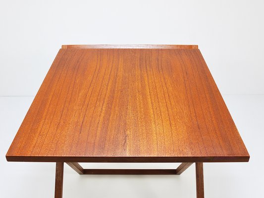 Danish Modern Teak Folding Table by Illum Wikkelso for Silkeborg, Denmark, 1960s-MWV-1762694