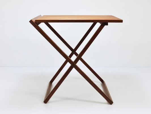 Danish Modern Teak Folding Table by Illum Wikkelso for Silkeborg, Denmark, 1960s-MWV-1762694