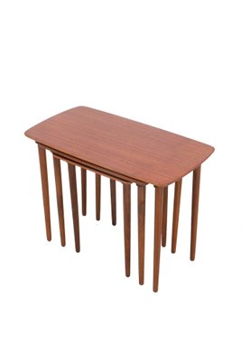 Danish Modern Teak Nesting Tables, 1960s, Set of 3-NIX-1773654