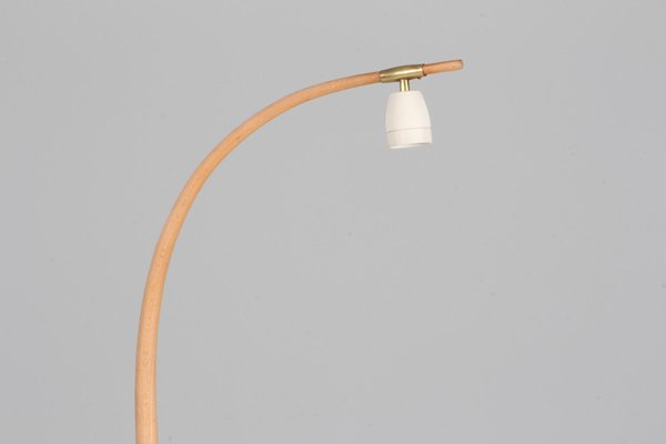 Danish Modern Tripod Bridge Floor Lamp attributed to Severin Hansen, 1950s-HJB-1746605