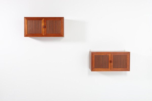 Danish Modern Wall Cabinets by Johannes Andersen, 1960s, Set of 2-KMC-1123399