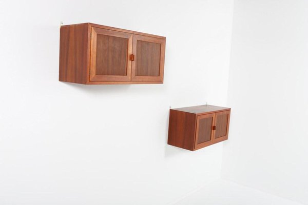 Danish Modern Wall Cabinets by Johannes Andersen, 1960s, Set of 2-KMC-1123399