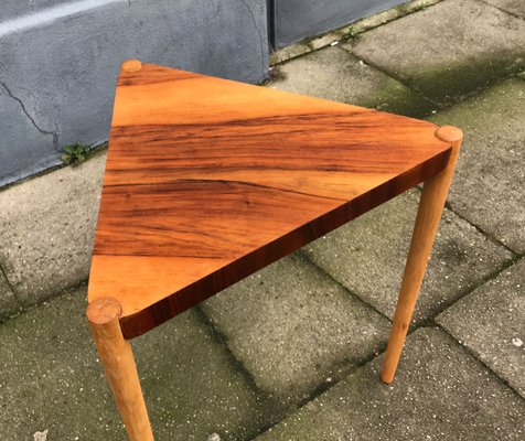 Danish Modern Walnut & Oak Side Table by Edmund Jørgensen, 1960s-LCR-574878