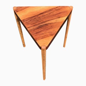 Danish Modern Walnut & Oak Side Table by Edmund Jørgensen, 1960s-LCR-574878