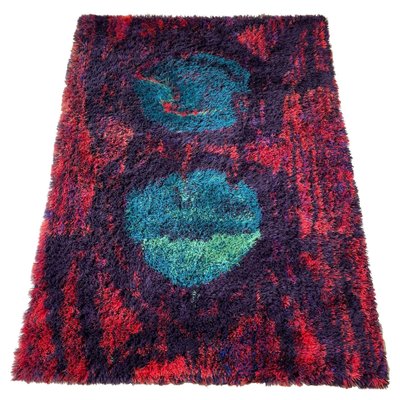 Danish Modern Wool Rya Denmark No 2 Rug Tapestry by Hojer Export Wilton, 1960s-QZ-1345700