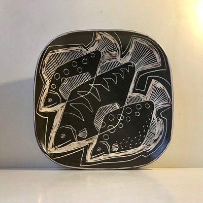 Danish Modernist Ceramic Centerpiece Bowl by Eva & Johannes Andersen, 1960s-LCR-898197