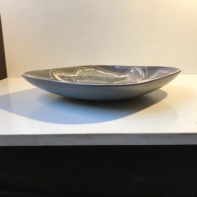 Danish Modernist Ceramic Centerpiece Bowl by Eva & Johannes Andersen, 1960s-LCR-898197