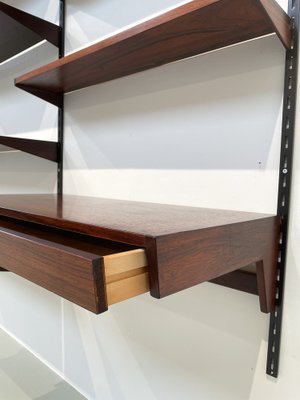 Danish Modular 2-Bay Wall Unit in Rosewood by Kai Kristiansen for FM, 1960s, Set of 15-WIX-1745437