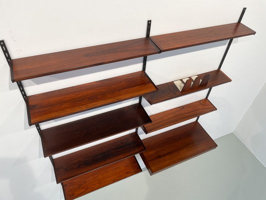 Danish Modular 2-Bay Wall Unit in Rosewood by Kai Kristiansen for FM, 1960s, Set of 15-WIX-1745437