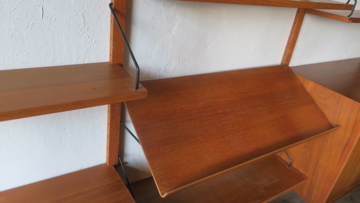 Danish Modular Teak Extensive Shelf System by Poul Cadovius for Cado Royal, 1950s-ED-2040568