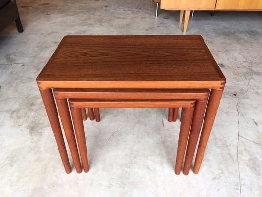 Danish Nesting Tables from Bramin, 1950s, Set of 3-WSA-831338