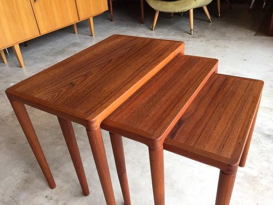 Danish Nesting Tables from Bramin, 1950s, Set of 3-WSA-831338