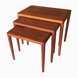 Danish Nesting Tables from Bramin, 1950s, Set of 3-WSA-831338