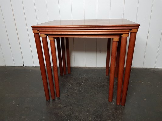 Danish Nesting Tables from Furniture Factories, 1960s, Set of 3-YFS-1421547