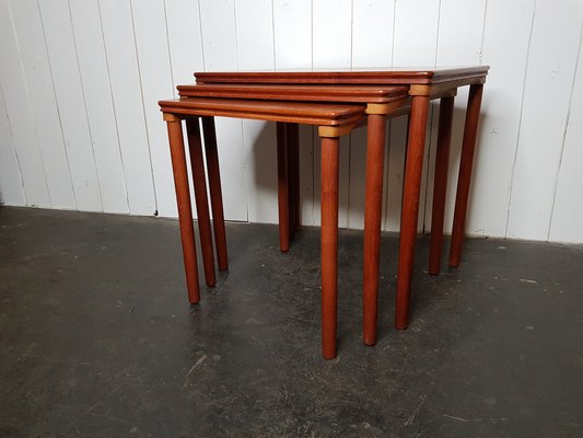 Danish Nesting Tables from Furniture Factories, 1960s, Set of 3-YFS-1421547