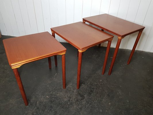 Danish Nesting Tables from Furniture Factories, 1960s, Set of 3-YFS-1421547