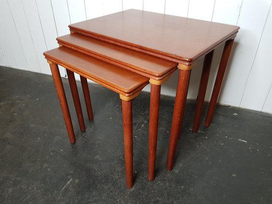 Danish Nesting Tables from Furniture Factories, 1960s, Set of 3-YFS-1421547