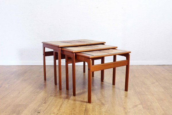 Danish Nesting Tables from Trioh, 1960s, Set of 3-BQF-722587