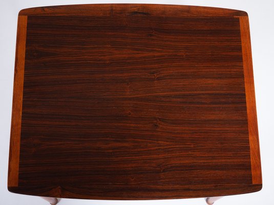 Danish Nesting Tables in Rosewood from Møbel Intarsia, 1960s, Set of 3-ZGQ-1383965