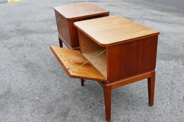 Danish Nightstands, 1930s, Set of 2-MXB-1239996