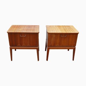 Danish Nightstands, 1930s, Set of 2-MXB-1239996