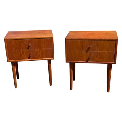 Danish Nightstands in Teak, 1960s, Set of 2-MXB-1318415