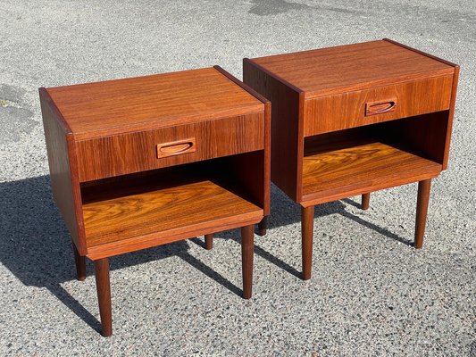 Danish Nightstands in Teak, 1967, Set of 2-MXB-1393071