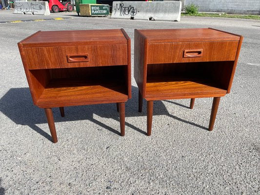 Danish Nightstands in Teak, 1967, Set of 2-MXB-1393071