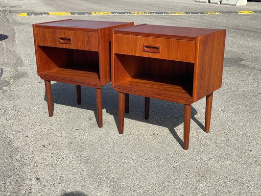 Danish Nightstands in Teak, 1967, Set of 2-MXB-1393071