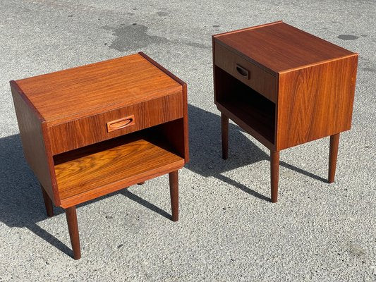 Danish Nightstands in Teak, 1967, Set of 2-MXB-1393071