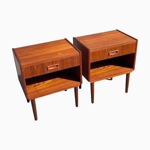 Danish Nightstands in Teak, 1967, Set of 2-MXB-1393071