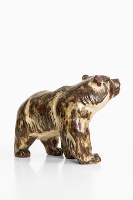 Danish No. 20155 Ceramic Bear by Knud Kyhn for Royal Copenhagen, 1950s-SC-799530