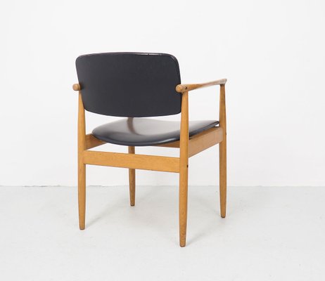 Danish Oak Armchair by P. E. Jorgensen for Farso, 1960s-SN-937400