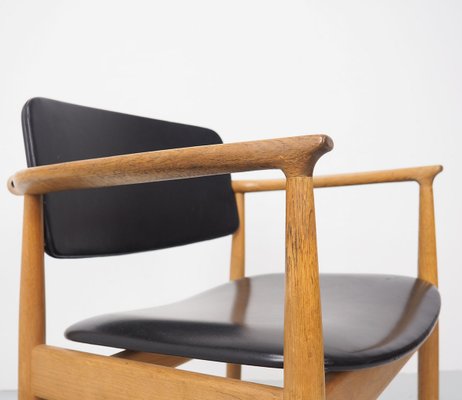 Danish Oak Armchair by P. E. Jorgensen for Farso, 1960s-SN-937400