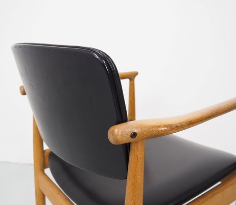 Danish Oak Armchair by P. E. Jorgensen for Farso, 1960s-SN-937400