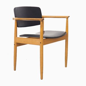 Danish Oak Armchair by P. E. Jorgensen for Farso, 1960s-SN-937400